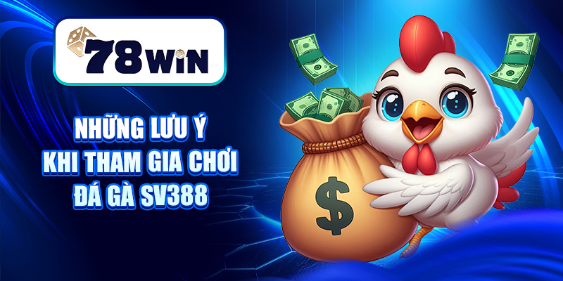 Đá Gà SV388 – Sân Chơi Chọi Gà Thomo, Cựa Dao Đỉnh Cao 8 Những lưu ý khi tham gia chơi đá gà Sv388